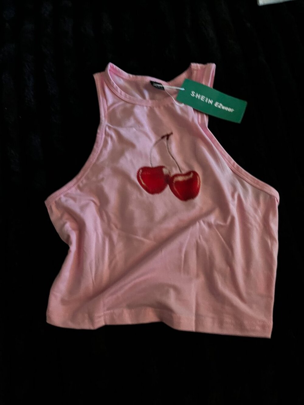 🍒 5/$25 🍒 Bubblegum Pink Tank Top with Cherry Graphic Tank
